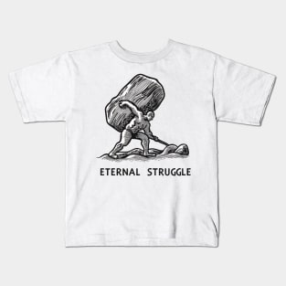 Eternal Struggle, Sisyphus Kids T-Shirt